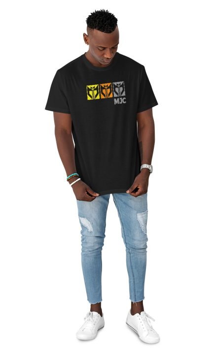 black t shirt oversize