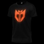 Reflective Orange - Glint Black T-shirt