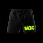 Men's black shorts