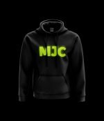 Reflective Neon - Fit Black Hoodie
