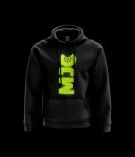 Reflective Yellow – Longwise Black Hoodie