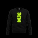 Reflective Yellow - Longwise Black sweatshirt