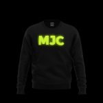 Reflective Yellow - Fit Black Sweatshirt