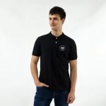 polo t shirt black MJC