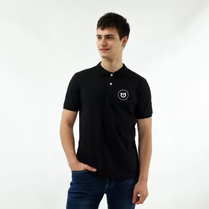 polo t shirt black MJC