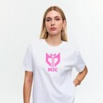Women summer white tee MJC - Image 2