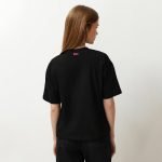 women's black short sleeve t-shirt MJC - Image 3