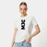 white basic t shirt for women MJC - Image 2
