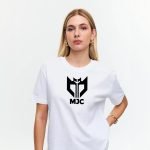 White Summer T-shirt for women MJC - Image 2