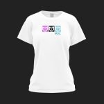 white Women's printed T-shirt MJC - Image 4