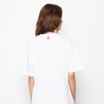 white Women's printed T-shirt MJC - Image 3