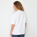 ladies white tee MJC - Image 2