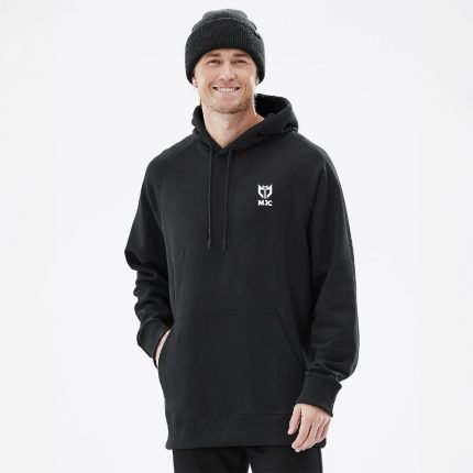 long black hoodie for men