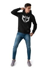 mens black hoodie pullover