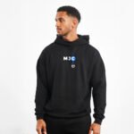 black oversize hoodie MJC