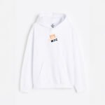 white essential hoodie MJC - Image 2