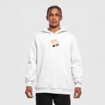 white essential hoodie