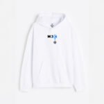 men's white oversized hoodie MJC - Image 2