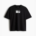 black drop shoulder t shirt MJC - Image 3