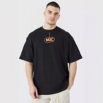 Black Oversize Roundneck