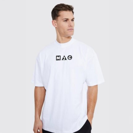 oversized white t shirt mjc