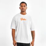 تيشيرت ابيض اوفر سايز