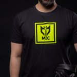 printed t shirt with MJC logo - Image 2