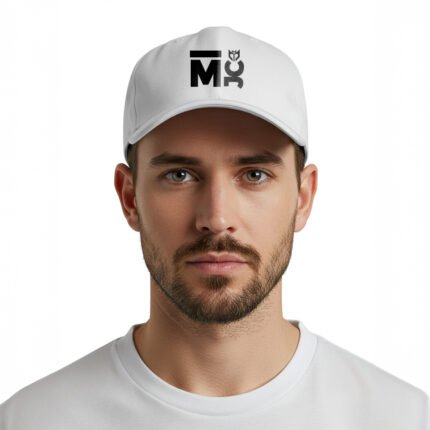 men's white cap