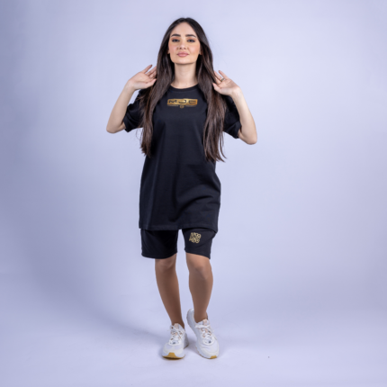 تيشيرت اوفر سايز نسائي اسود