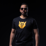 ⁦تيشيرت رجالي اسود ماجيك⁩ - الصورة ⁦2⁩